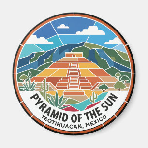 Imán Pirámide del Sol Teotihuacán México