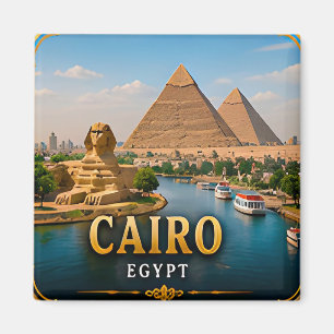 Imán Pirámides de El Cairo y esplendor eterno del Nilo