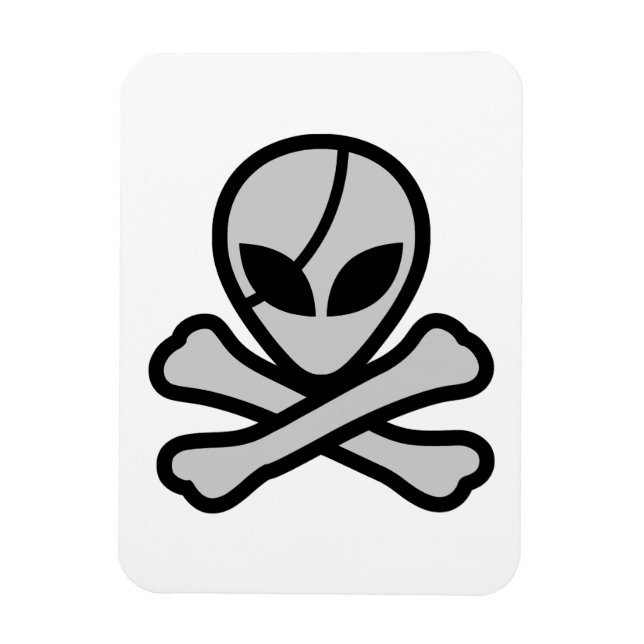 Imán Pirata Alien (Vertical)