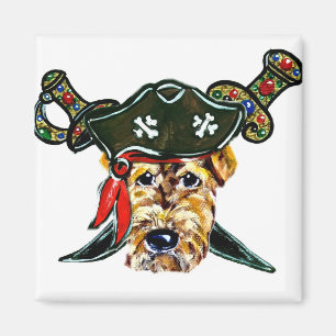 Imán Pirata de Airedale