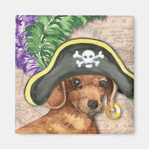 Imán Pirata del Dachshund