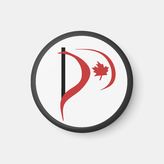 Imán Pirata Fiesta De Canadá (Frente)