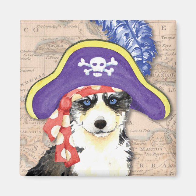 Imán Pirata Husky (Frente)