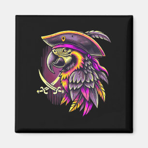 Imán Pirata loro hombre pirata filibustero jolly roger