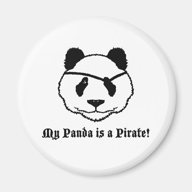 Imán Pirata Panda (Frente)