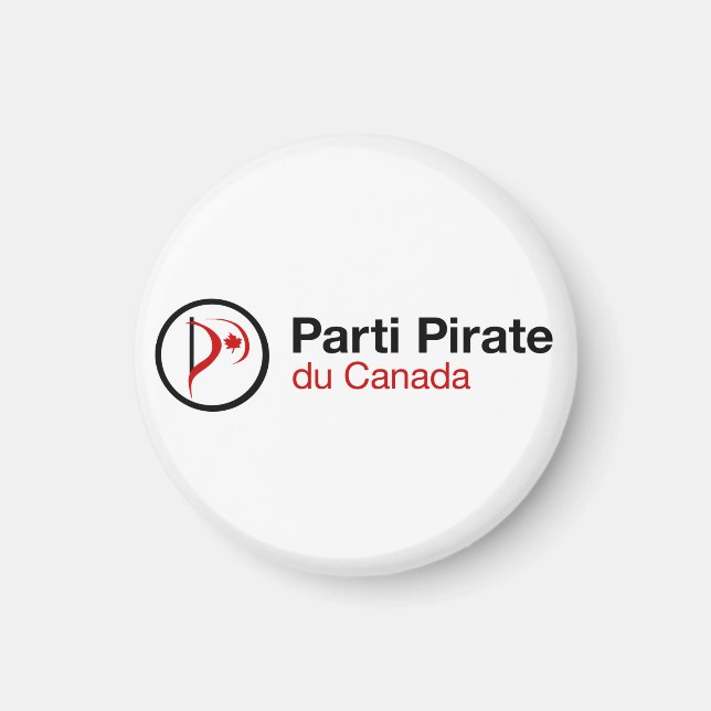 Imán Pirata Parti de Canadá (Frente)