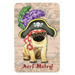 Imán Pirata Pug