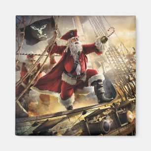 Imán Pirata Santa