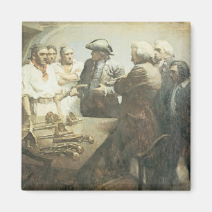 Imán Piratas antiguos, preparándose para el motín por N