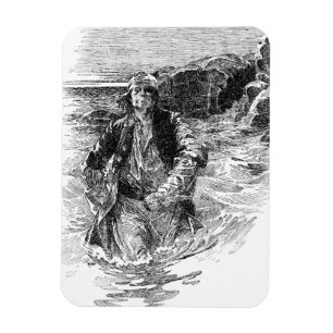 Imán Piratas antiguos, Sir Henry Morgan en el océano