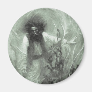 Imán Piratas de época, capitán Goldsack por Howard Pyle