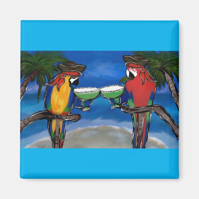 Imán Piratas de loro (Frente)