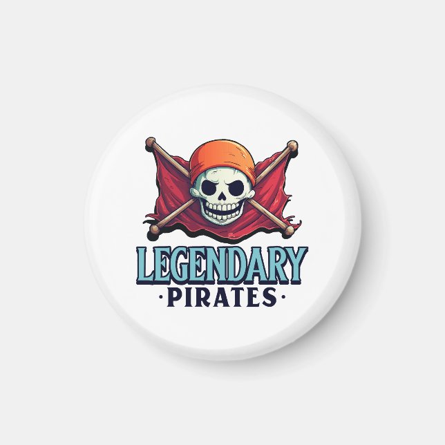 Imán Piratas legendarios (Frente)