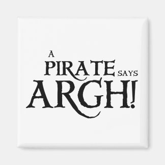 Imán Pirate dice ARGH