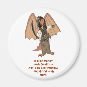 Imán Pirate Dragon Magnet