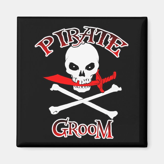 Imán Pirate Groom (Frente)