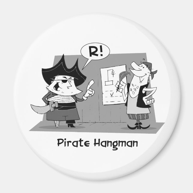 Imán Pirate Hangman Magnet (Frente)
