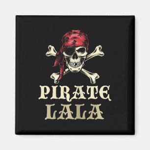 Imán Pirate Lala Skull Matando Abuela Halloween Costu