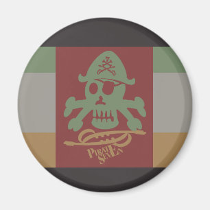IMÁN PIRATE SEVEN SKULL BY MASANSER PIXELAT