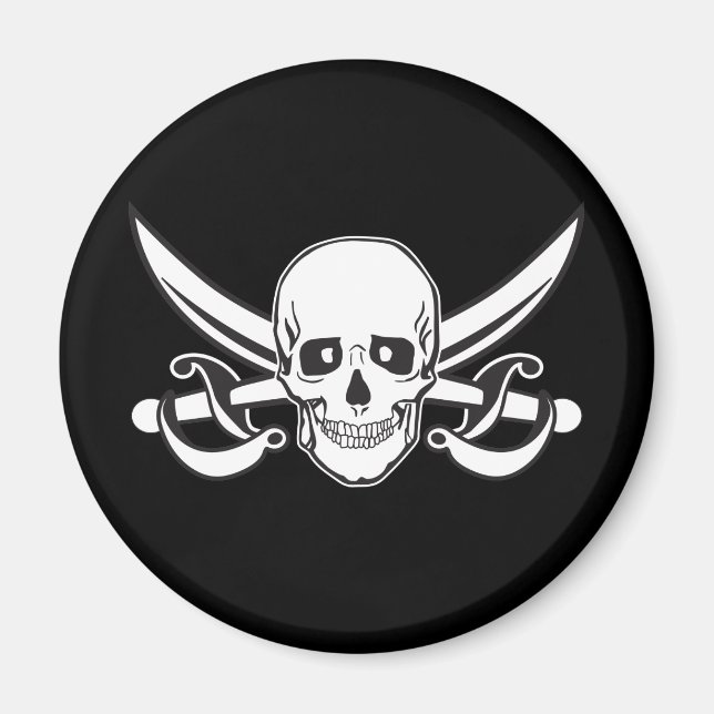 Imán Pirate Skull (Frente)