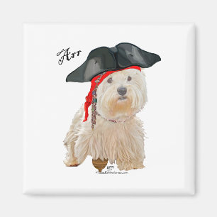 Imán Pirate Westie