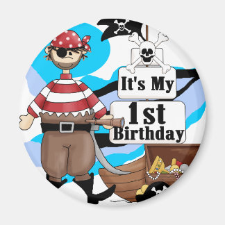 Imán Piratee las 1ras camisetas y regalos del cumpleaño