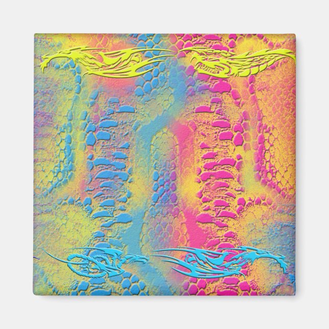 Imán PIRÓN - fractal decorativo moderno - (Frente)