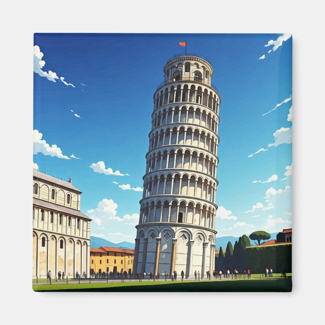Imán Pisa Italia (Frente)