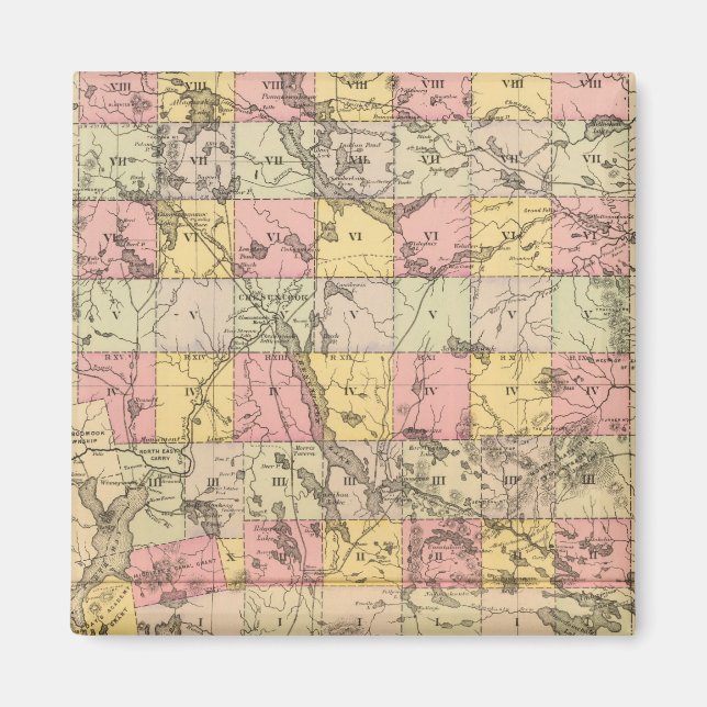 Imán Piscataquis Co., Maine (Frente)