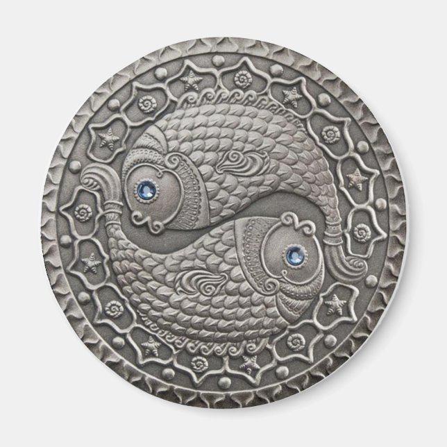 Imán Pisces Medallion (Frente)