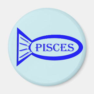 Imán Pisces Star Sign Fish Magnet