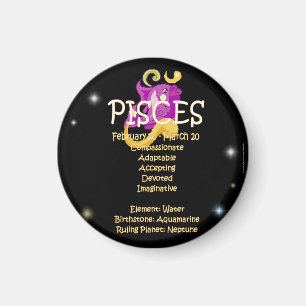 Imán Pisces zodiac