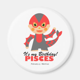 Imán Pisces Zodiac para los niños