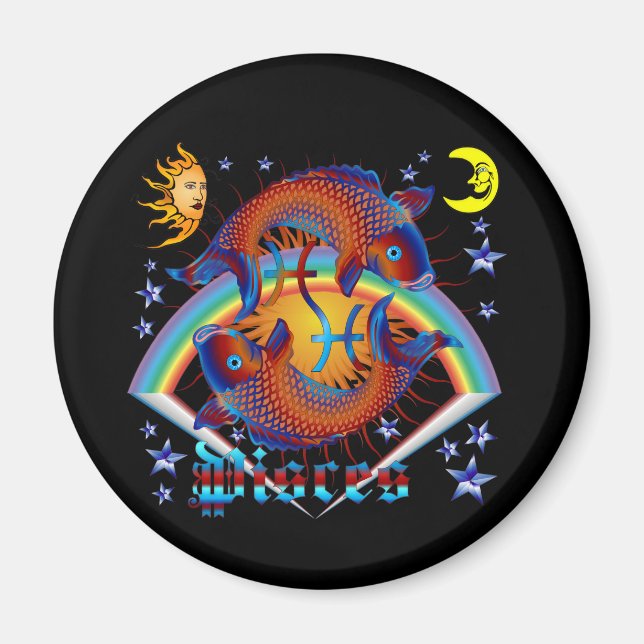 Imán Pisces-Zodiac-V-1 (Frente)