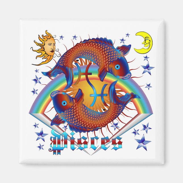 Imán Pisces-Zodiac-V-1 (Frente)