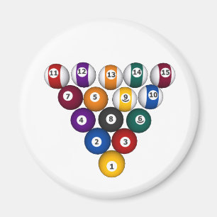 Imán Piscina: Bolas de billar: Billares: