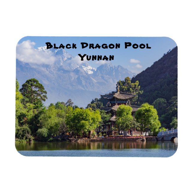 Imán Piscina de dragones negros - Yunnan, China (Horizontal)