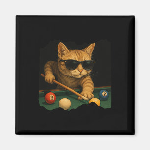 Imán Piscina De Gatos Billiards In Lounge Guay Funny Ca