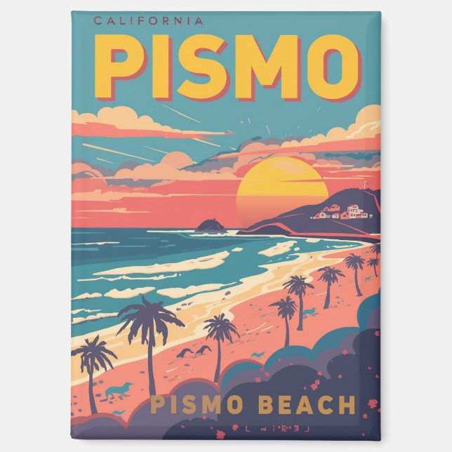 Imán Pismo Beach, California (Anverso)