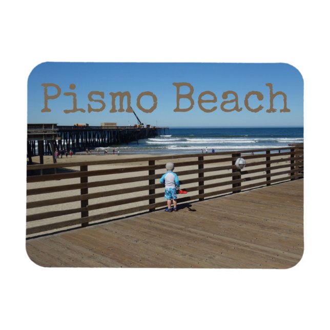 Imán Pismo Beach California Boardwalk (Horizontal)