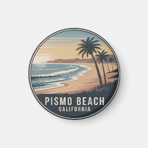 Imán Pismo Beach, California Viajes Antiguos