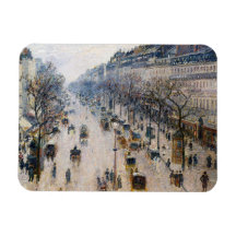 Pissarro - Boulevard Montmartre, invierno por la m