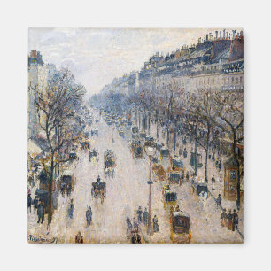 Imán Pissarro - Boulevard Montmartre, Mañana de Inviern
