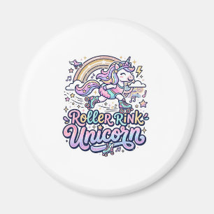 Imán Pista de patinaje Unicornio Unicornio Pegatina vec