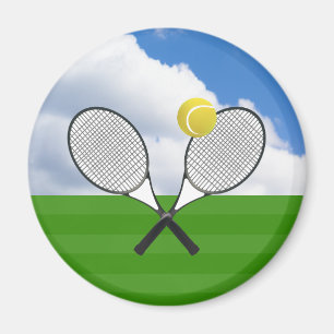 Imán Pista de tenis y carritos de TENIS