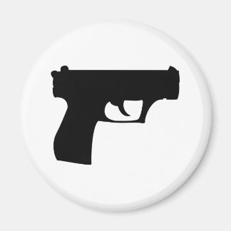 Imán pistola negra - pistola