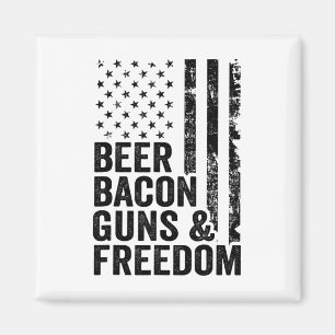 Imán Pistolas De Beer Bycon Y Libertad Bandera Estadoun