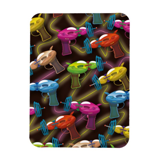 Imán pistolas de rayos de ciencia ficción (Vertical)