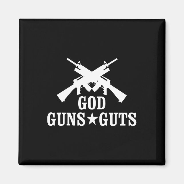 Imán Pistolas Y Gritos De Dios (Frente)