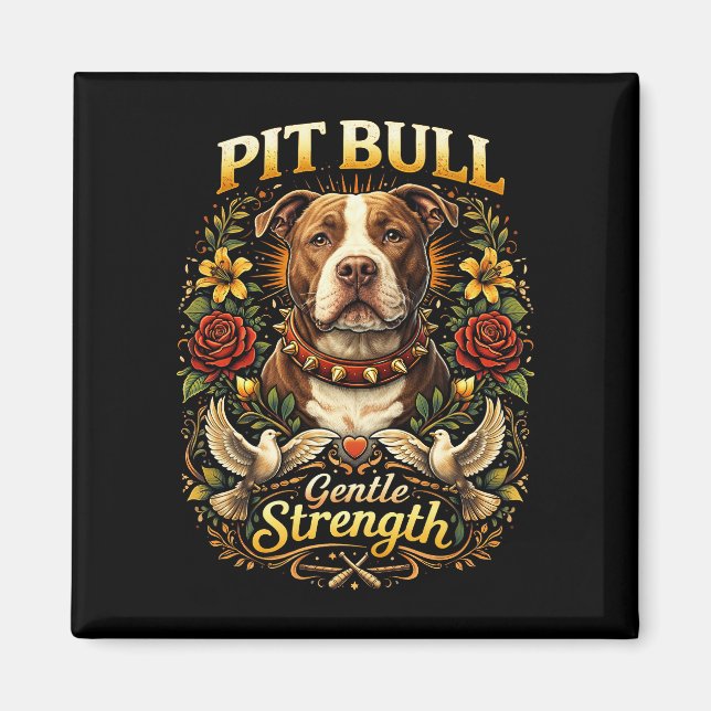 Imán Pit Bull: Fuerza Suave (Frente)
